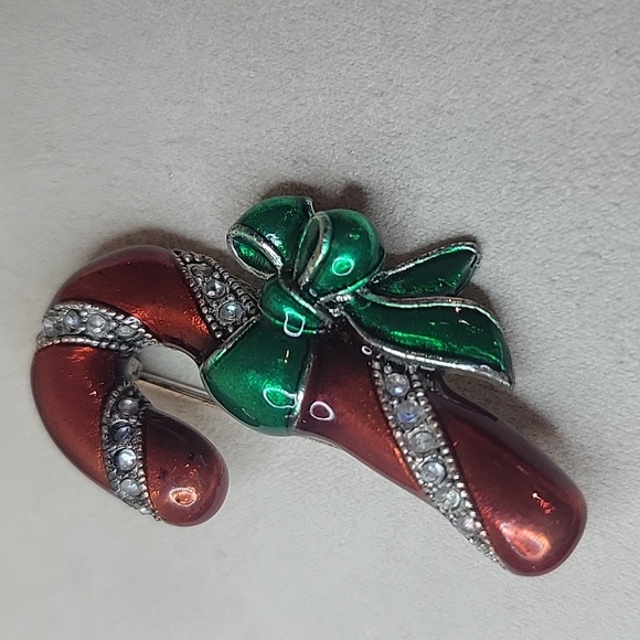 Christmas Candy Cane pin - Picture 3 of 4